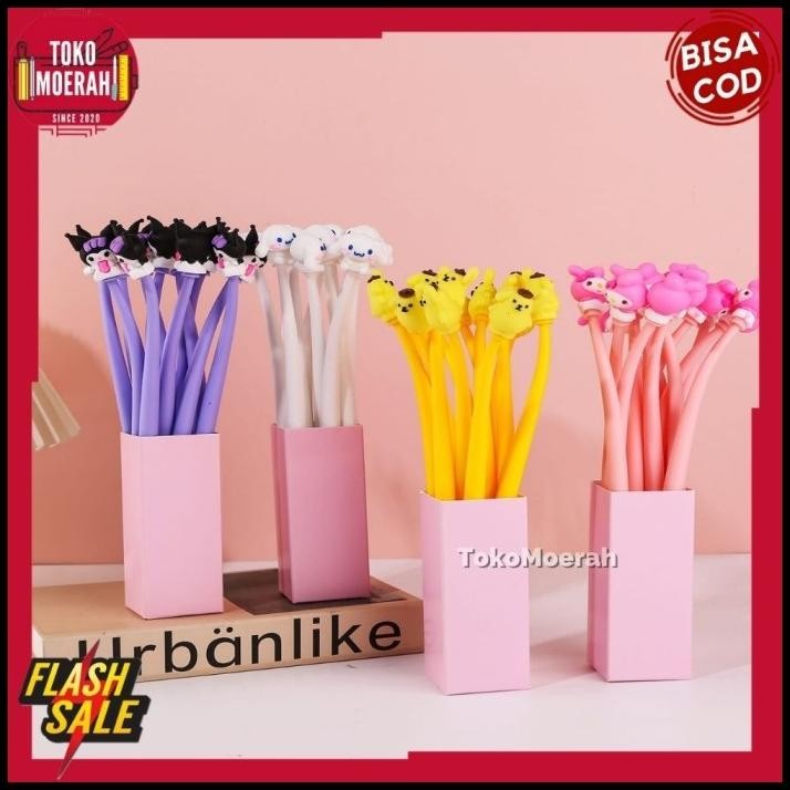 

GRATIS ONGKIR 1 BOX 48PCS PULPEN LENTUR SANRIO PEN GOYANG SANRIO LUCU UNIK MURAH COD