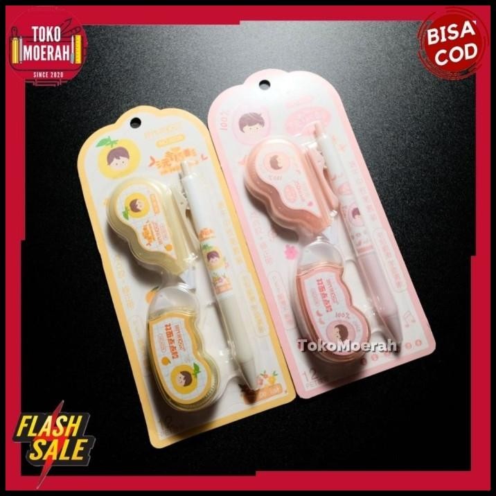 

TERBARU PAKET ALAT TULIS GROSIR CORRECTION TAPE 3 IN 1 XDM-6228 TIP EX LUCU !!!
