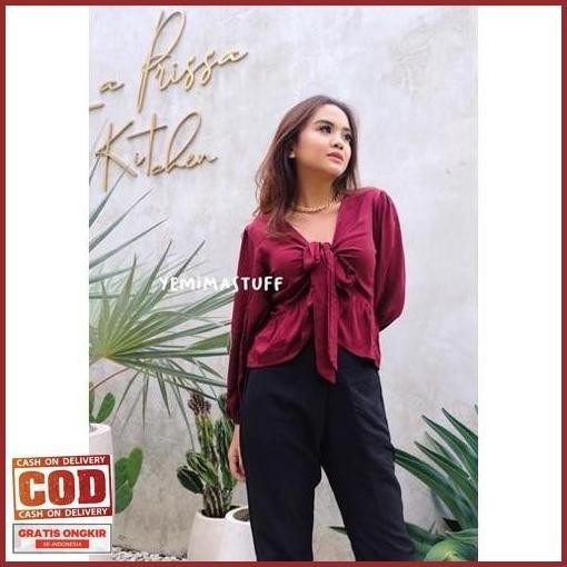 Cod Maxi Top Lengan Panjang | Yemimastuff | Blouse Qc Pass