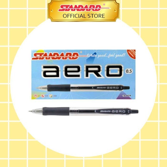 

Ready STANDARD AERO 0.5 BLACK GEL ISI 12 PCS