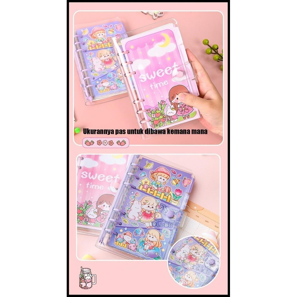 

GRATIS ONGKIR BUKU DIARY BINDER JOURNAL PLANNER ANAK TRANSPARAN BUKU CATATAN HARIAN !!