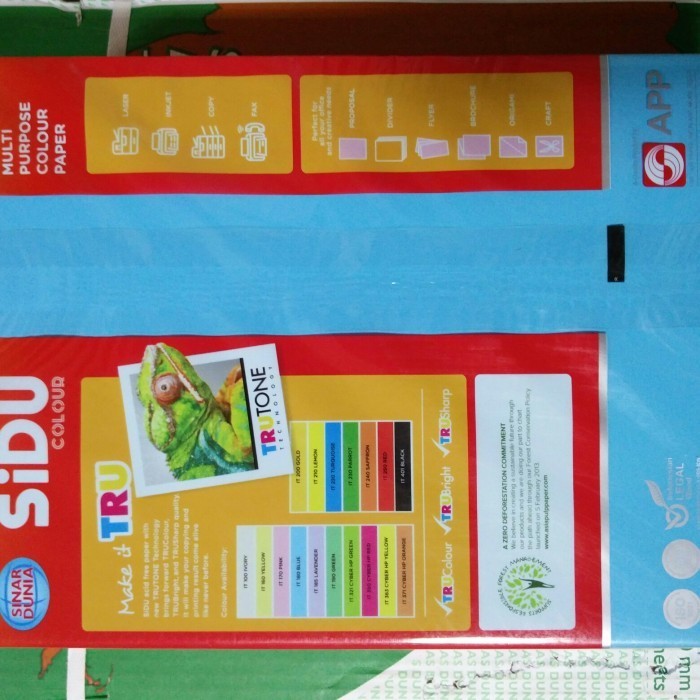 

Kertas Spectra / Sidu A4 80 Warna Turquoise It220