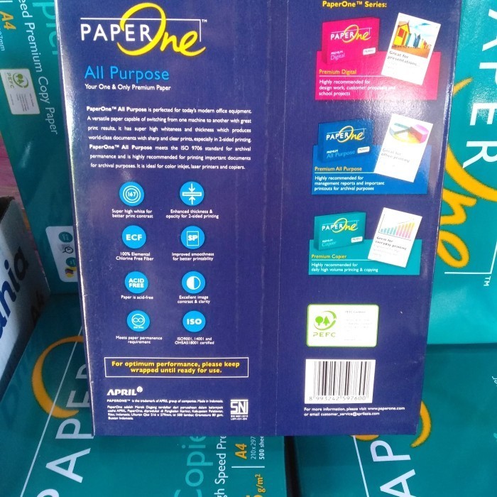 

Kertas Quarto 80 Gram Paper One Office Paper Print