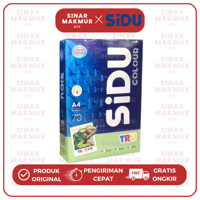 

Kertas Hvs Warna/Colour Paper Sidu A4 70Gr (Rim)