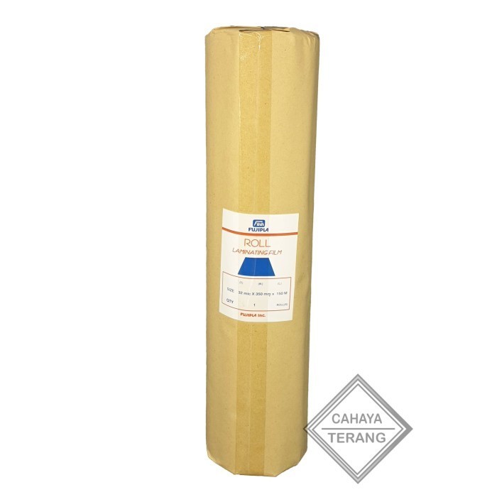 

Plastik Laminating Roll Merk Fujipla Glossy Biru Ukuran 350Mm X 150M