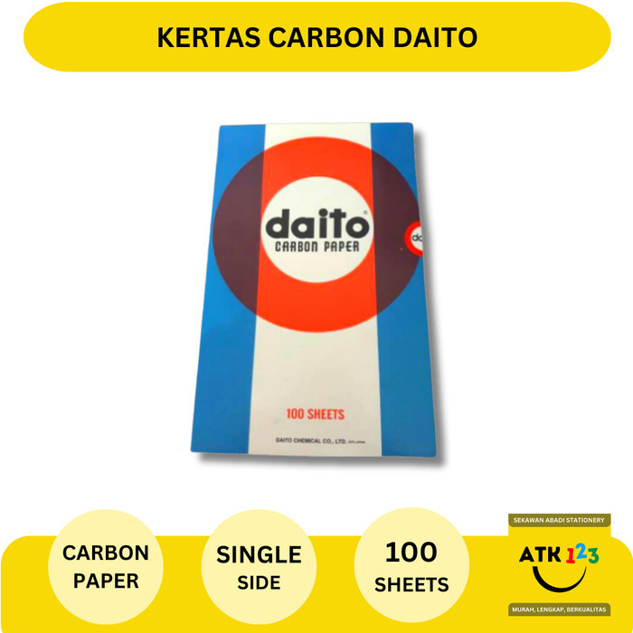 

Carbon Paper / Kertas Karbon Folio Single Side Merk Daito