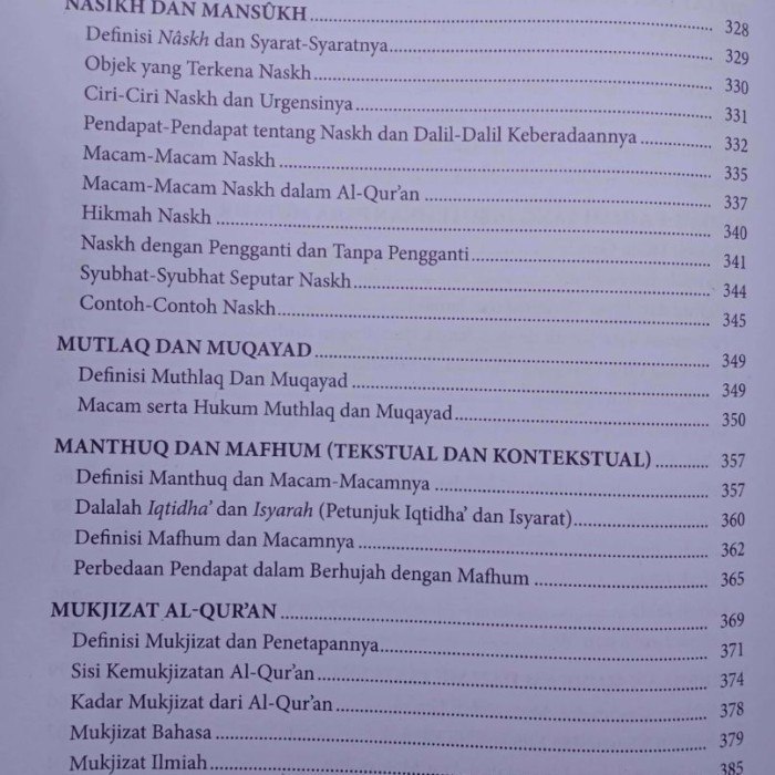 

Buku Mabahits Fi Ulumul Quran Dasar-Dasar Ilmu Untuk Memahami Al-Quran