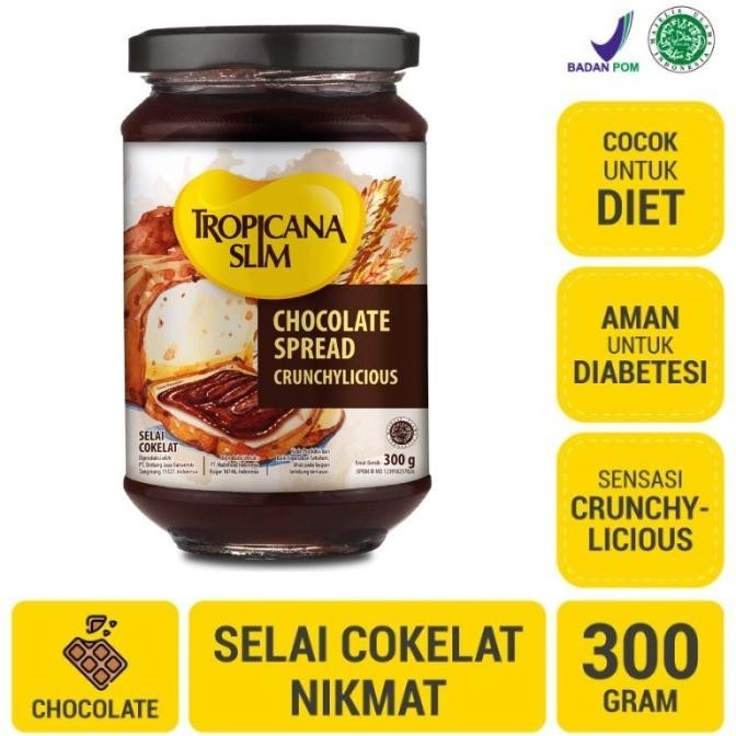 

Tropicana Slim Chocolate Spread / Selai Coklat 300gr DIET