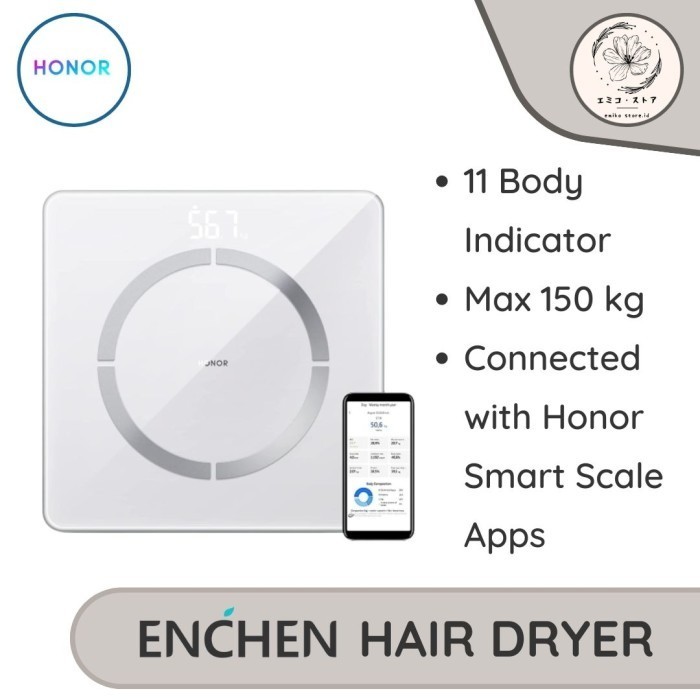 HUAWEI HONOR SMART SCALE 2 SMART BODY COMPOSITION TIMBANGAN BADAN