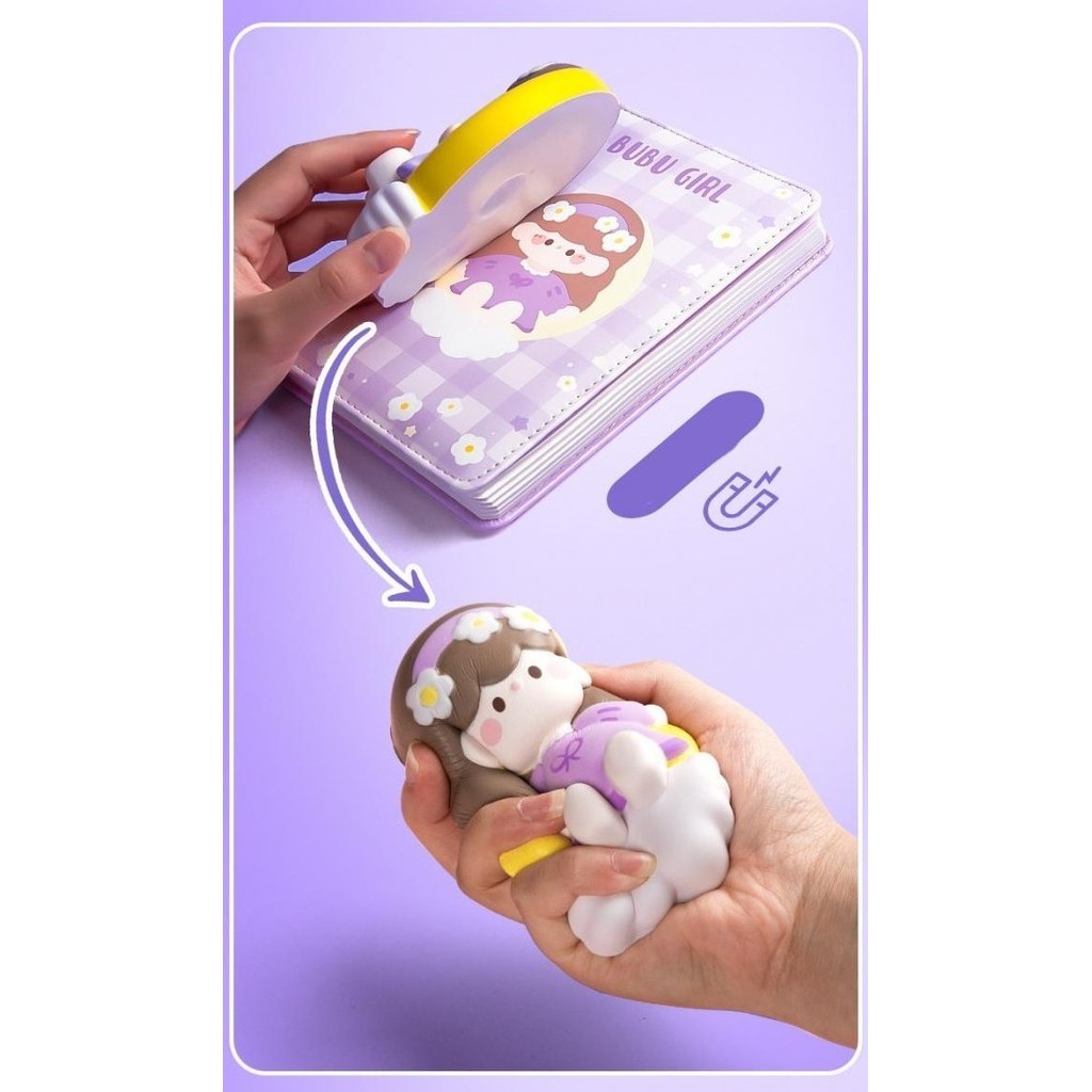 

Hnfh05 Buku Notebook Squishy Set, Buku Catatan Diary Squishy 3D Kartun