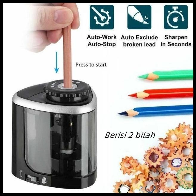 

TERMURAH GGT RAUTAN SERUTAN ELECTRIC PENCIL PENSIL OTOMATIS ELEKTRIK SHARPENER !