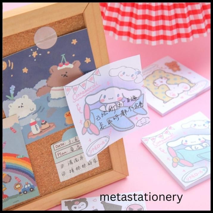 

TERMURAH MEMO TEMPEL / STICKY NOTE / MEMO STICK SERI MOTIF KARTUN SANRIO !!