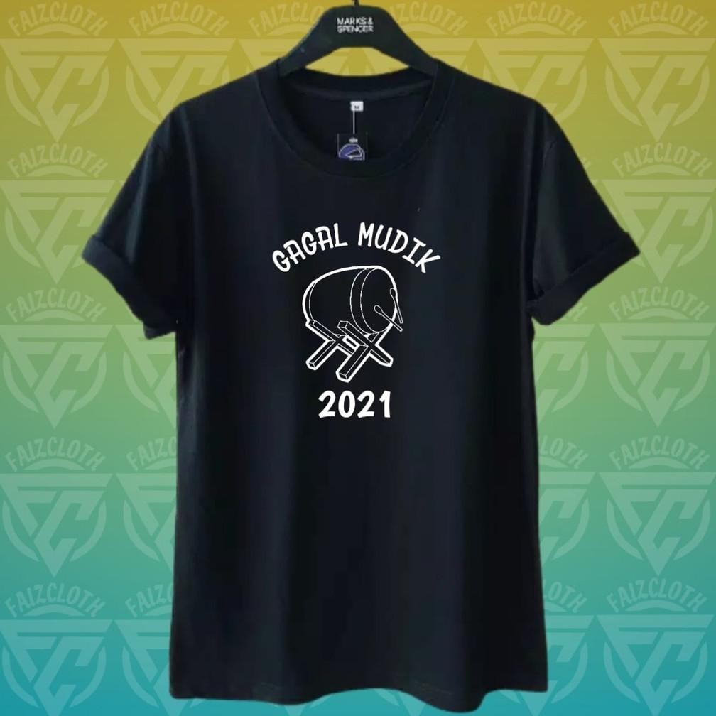 Kaos Lebaran Lebaran Gagal Mudik Lebaran Unisex  Baju Anak Dewasa Pria Wanita