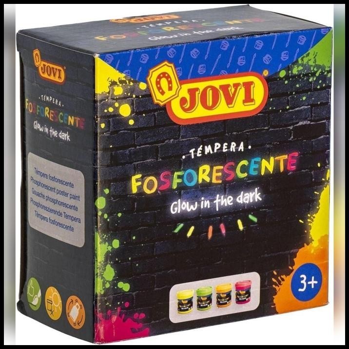 

GRATIS ONGKIR JOVI FOSFORESCENT POSTER PAINT GLOW IN THE DARK 4 JAR ORIGINAL !!!!!