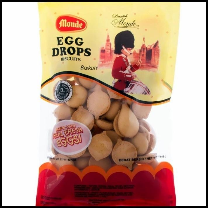 

TERMURAH MONDE BISCUIT EGG DROPS 110G !!!!