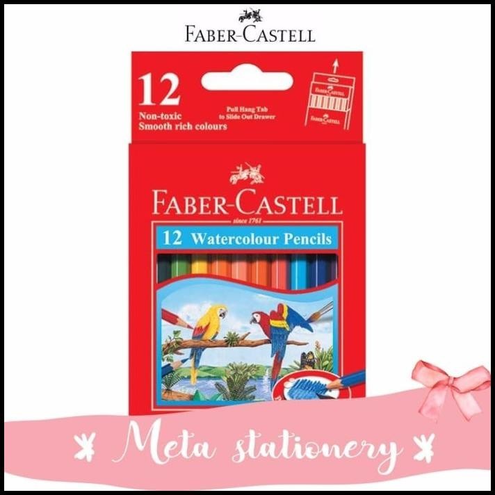 

GRATIS ONGKIR PENSIL WARNA WATER COLOR FABER CASTELL 12 SHORT !!!