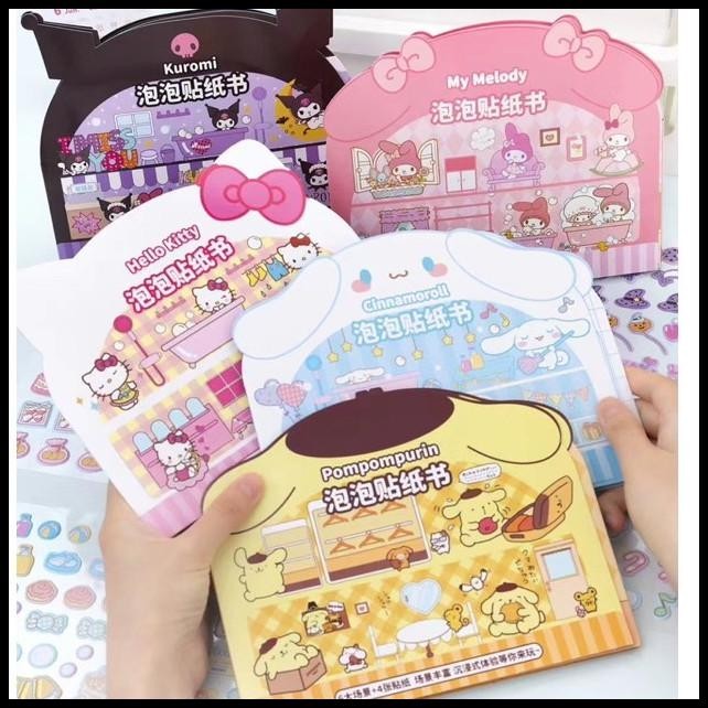 

BEST DEAL 12 SET BUKU DIY SANRIO KUROMI STICKER BOOK STIKER AKTIVITAS DEKORASI