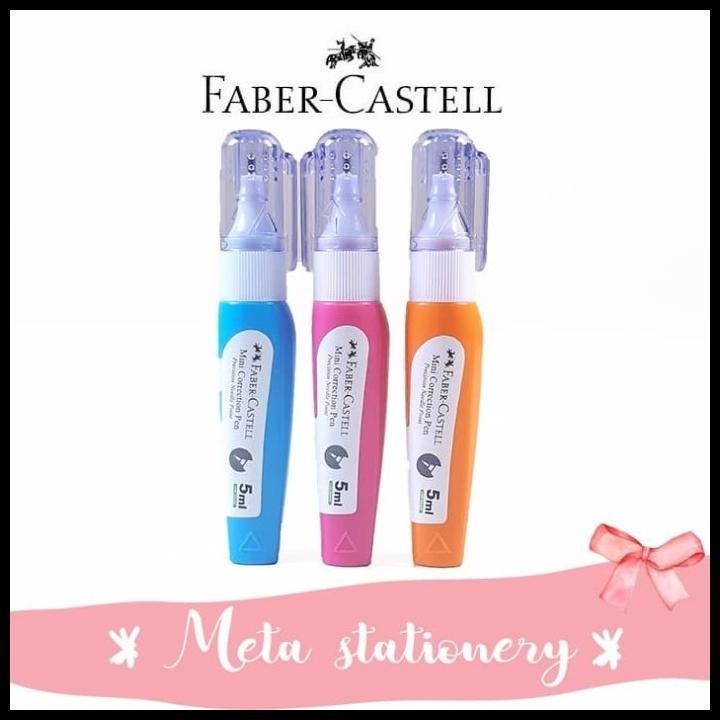 

TERBARU CORRECTION PEN LIQUID / TIPEX CAIR MINI FABER-CASTELL 5 ML