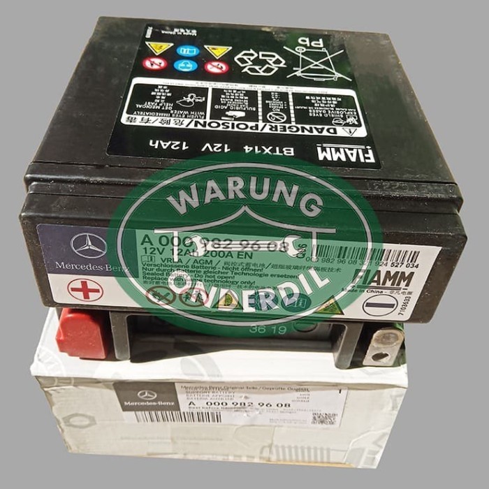 Qualitas Asli Auxiliary Battery Mercedes Benz W212 Ori Original