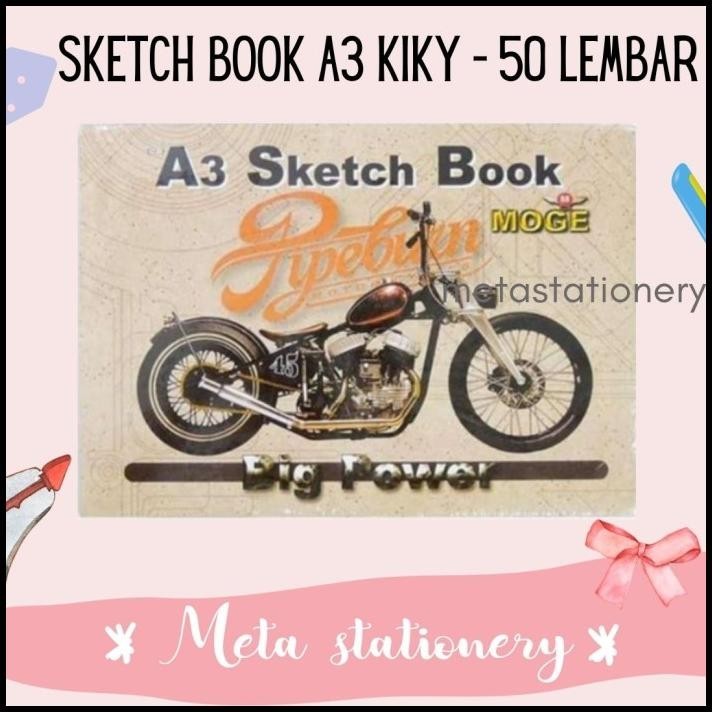 

DISKON SKETCH BOOK KIKY UKURAN A3 !
