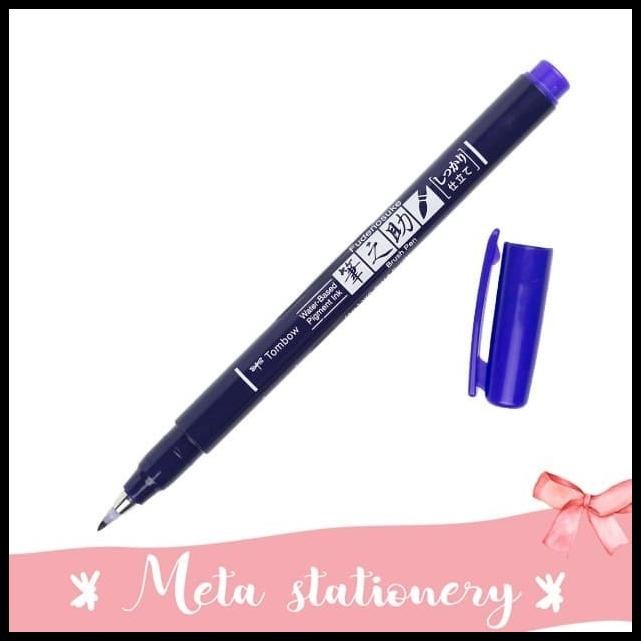 

TERMURAH FUDENOSUKE COLOURS BRUSH PEN TOMBOW WATERPROOF - PURPLE