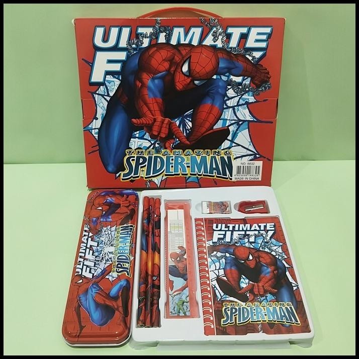 

TERBARU SET ALAT TULIS ANAK SEKOLAH MOTIF KARAKTER KARTUN SPIDERMAN TAS ANAK !!