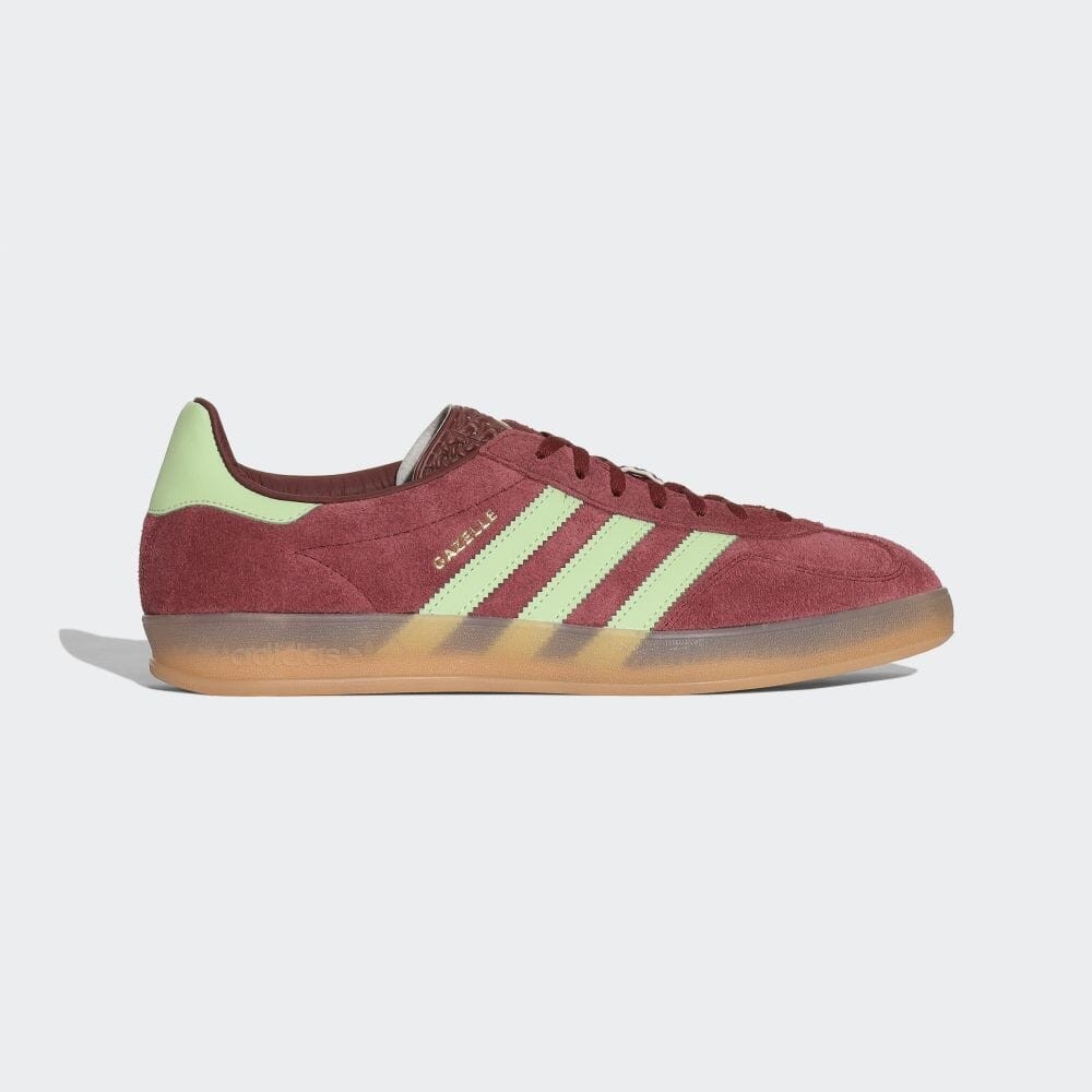 Adidas Gazelle Indoor Shadow Red Semi Green Spark Gum BNIB ORIGINAL Resmi IH7487