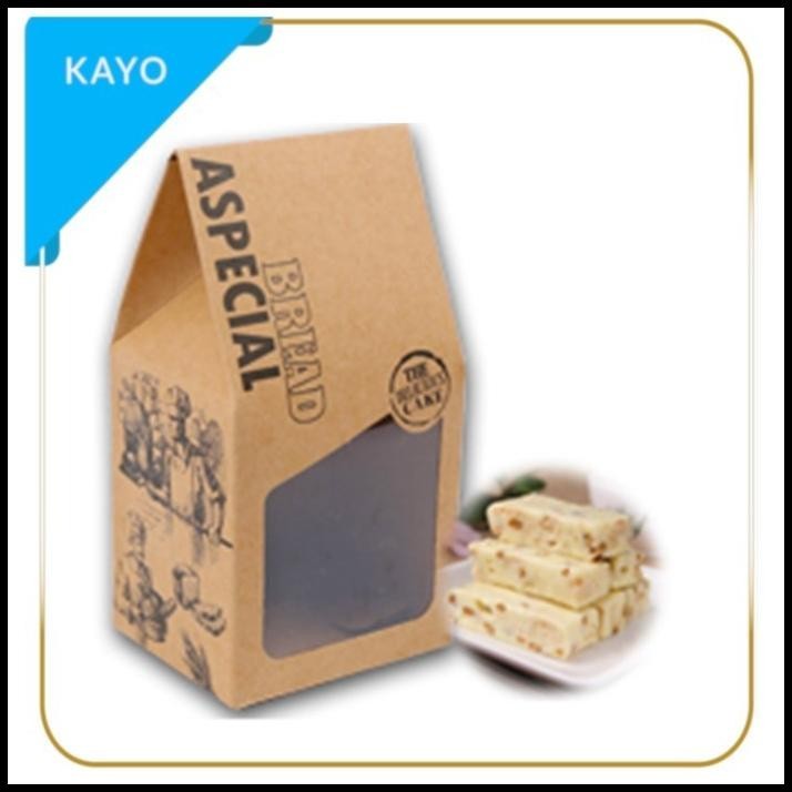 

DISKON PAPER BOX KRAFT PACKAGING ROTI CAKE CANDY KOTAK SOUVENIR HAMPER !