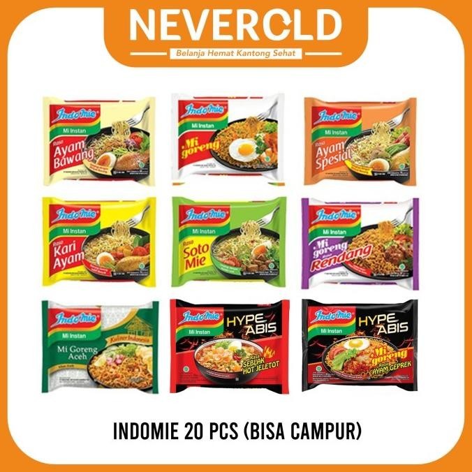 

NEW PRODUK INDOMIE ISI 20PCS CAMPUR / MIX !!!!!