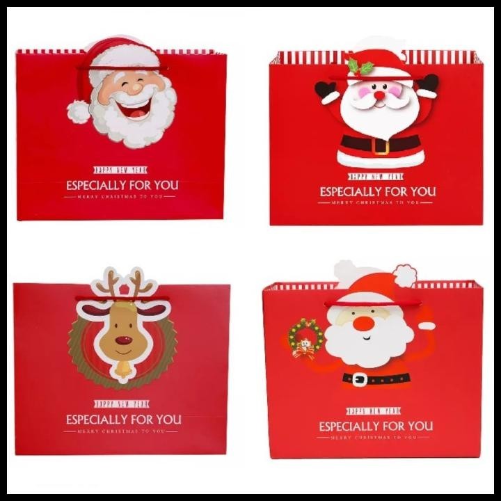 

TERMURAH GOODIE BAG XL SOVENIR NATAL TAS KADO NATAL KANTONG SOVENIR CHRITMAS !!!!!