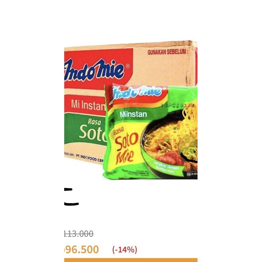 

NEW PRODUK INDOMIE SOTO MIE 75G 1 DUS ISI 40 !!!!!