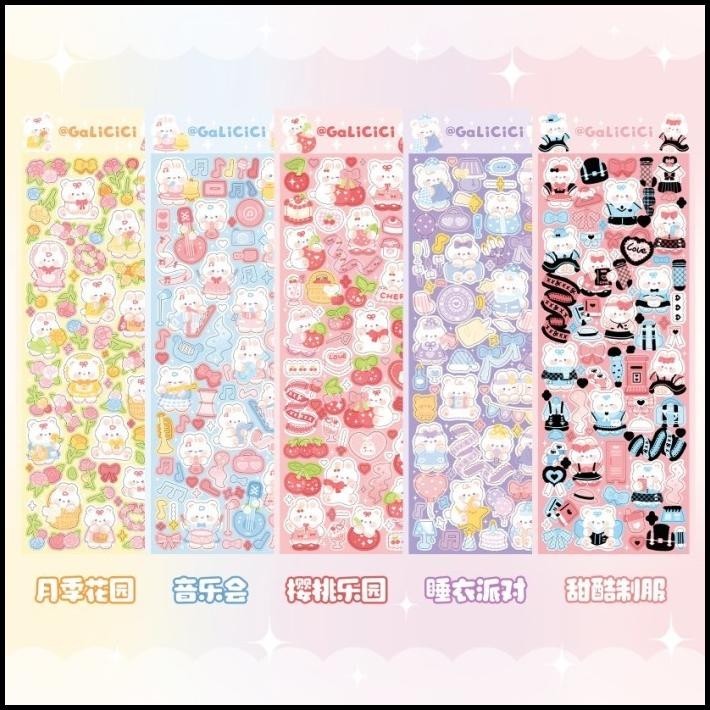 

GRATIS ONGKIR STICKER IMUT STIKER LUCU BUNNY UNIVERSE 013 CUTE STIKER DECORATIVE