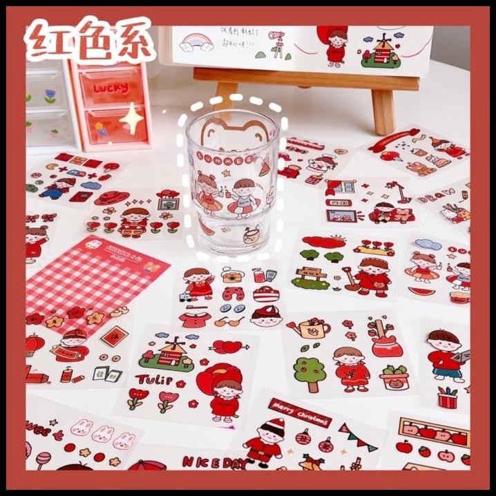 

TERMURAH CUTE STICKER 20 LEMBAR/ PACK STIKER LUCU DEKORASI ANAK ANTI AIR