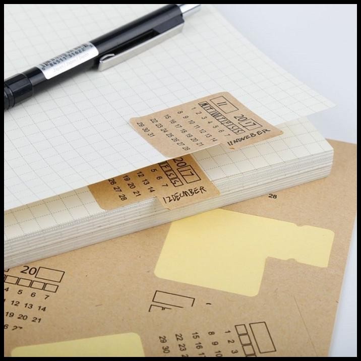

TERMURAH VINTAGE CALENDAR STICKER PLANNER STIKER JURNAL KALENDER LABEL PEMBATAS !!!!!!