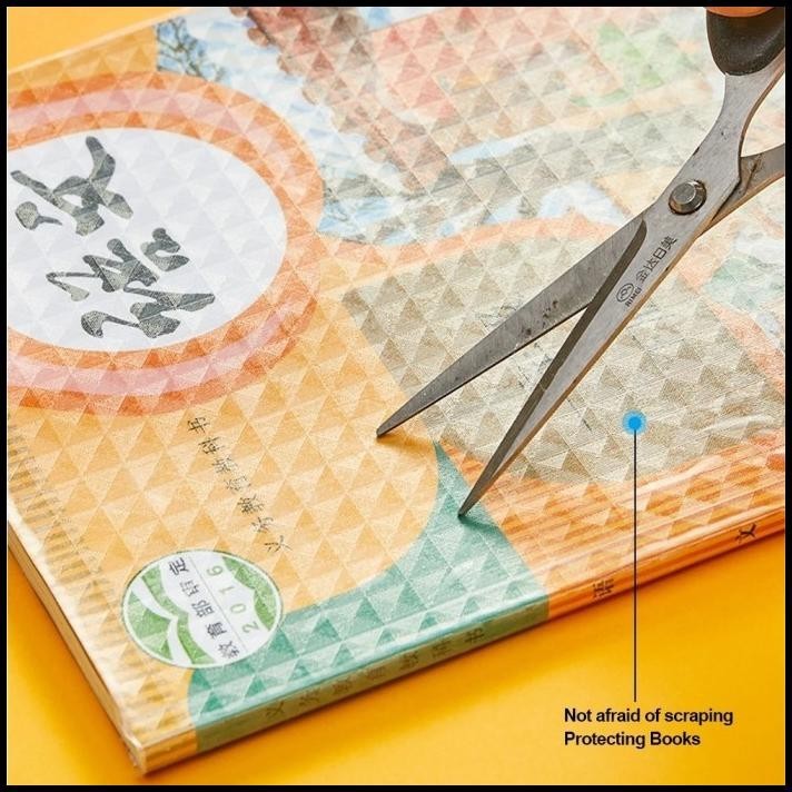 

HOT DEAL MRJ SAMPUL BUKU PLASTIK STIKER BUKU SELF ADHESIVE BOOK COVER ISI 10PCS