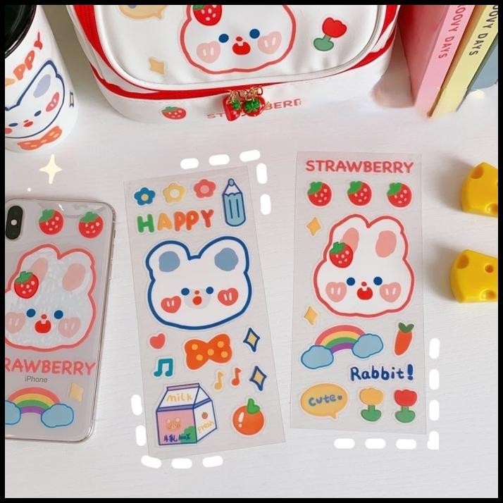 

TERMURAH DECORATIVE STICKER PVC 02 TAHAN AIR KOREAN STYLE SCRAPBOOK PLANNER