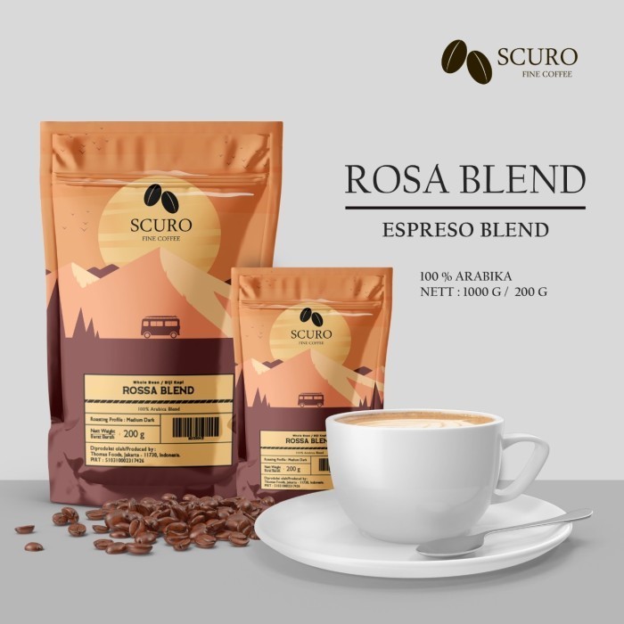 

Scuro Espresso Blend Rossa 1 Kg