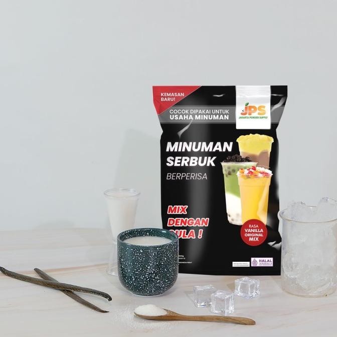

BIG SALE BUBUK MINUMAN VANILLA ORIGINAL MIX POWDER INSTAN JPS GULA !!!!!