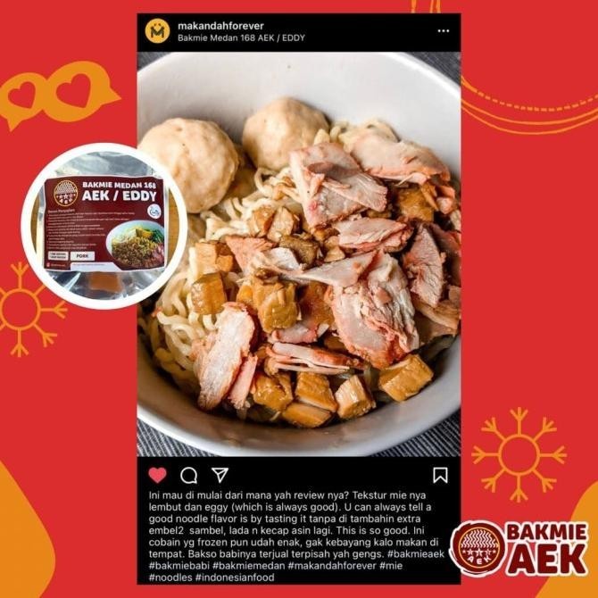 

BIG SALE BAKMIE AEK FROZEN (2 SERVINGS) !!!!!