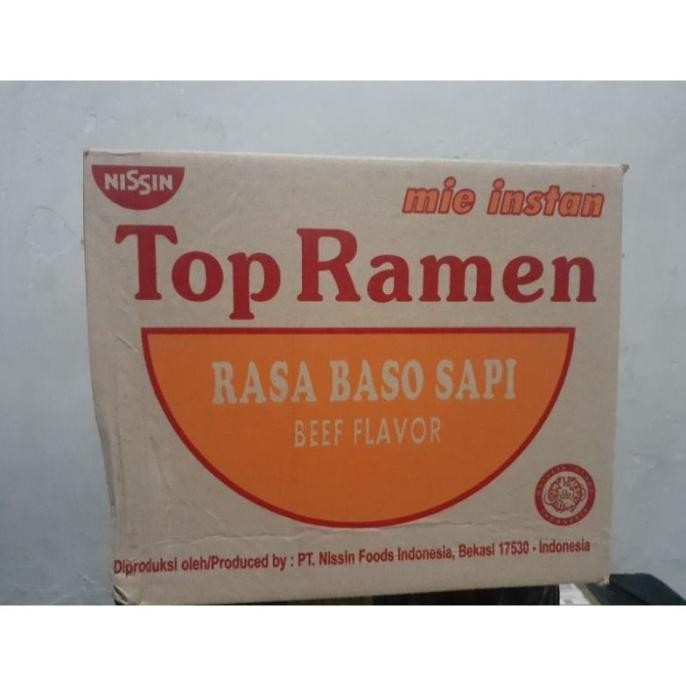 

BIG SALE MIE TOP RAMEN RASA BASO SAPI 1 DUS !!!!!