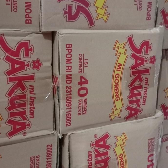 

BIG SALE MIE GORENG SAKURA 1 DUS ISI 40 PCS, HANYA 58.000 !!!!!