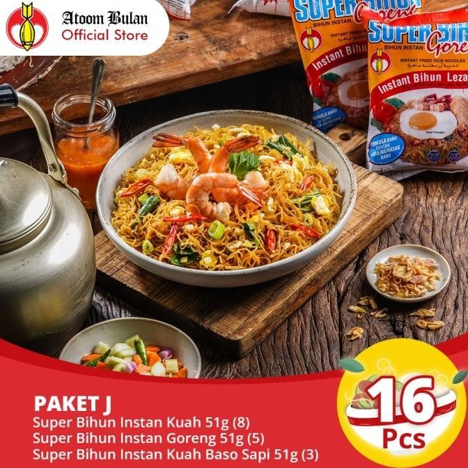 

READY STOCK PAKET J - SUPER BIHUN KUAH (8 PCS) + GORENG (5 PCS) + BASO (3 PCS) !!!!!