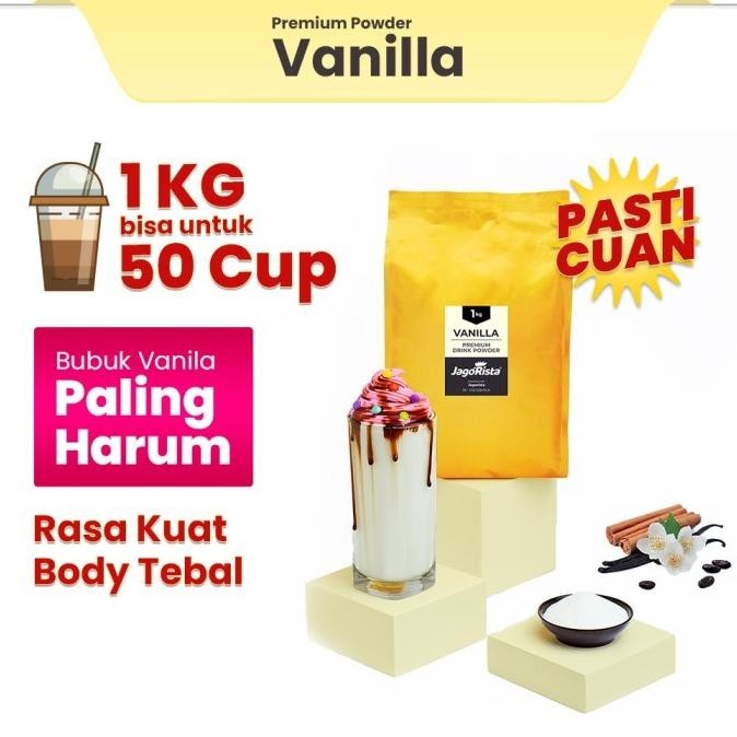 

TERBARU PREMIUM GOLD VANILLA POWDER (BUBUK MINUMAN/POWDER DRINK) !!!!!