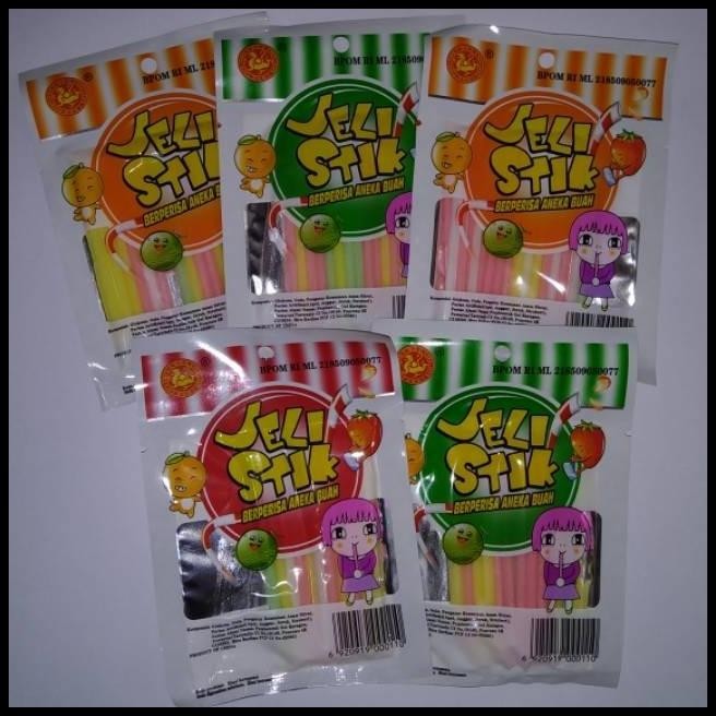 

DISKON PERMEN JELI STIK PENDEK 10 BKS - PERMEN SEDOTAN JELLY STICK ANEKA BUAH