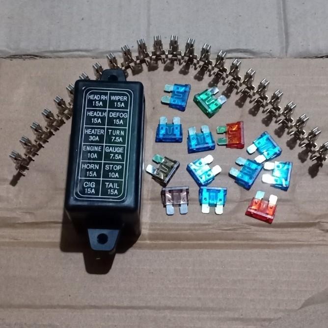 Fuse Box Kotak Sekring Sekering Dx Taft 12 Fuse