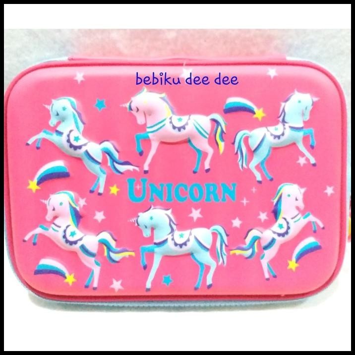

TERBARU SALE..TEMPAT PENSIL SMIGGLE/PENCIL CASE/HARDCASE/UNICORN SOCKINGPINK !!!