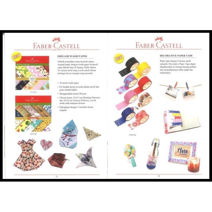 

DISKON FABER CASTELL ORIGAMI / WASHI PAPER / SEASON PATTERNS 16X16CM !!!!!!!