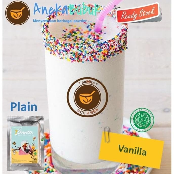 

BIG SALE BUBUK MINUMAN PLAIN VANILLA 1KG - SERBUK MINUMAN VANILLA TANPA GULA !!!!!