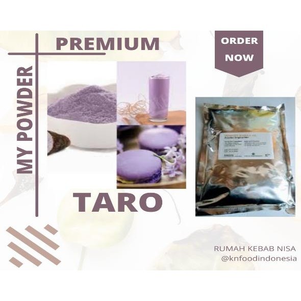 

TERBARU PREMIUM POWDER TARO TALAS - BUBUK MINUMAN CHEESE TEA RASA TARO 1 KG !!!!!