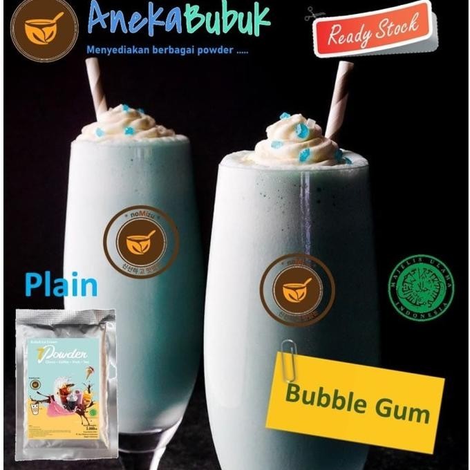 

TERBARU BUBUK MINUMAN 7 POWDER RASA BUBBLE GUM - PLAIN 1KG !!!!!